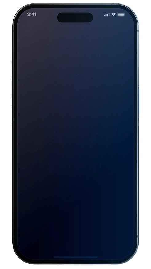 Interfaz móvil de OpenTrade AI